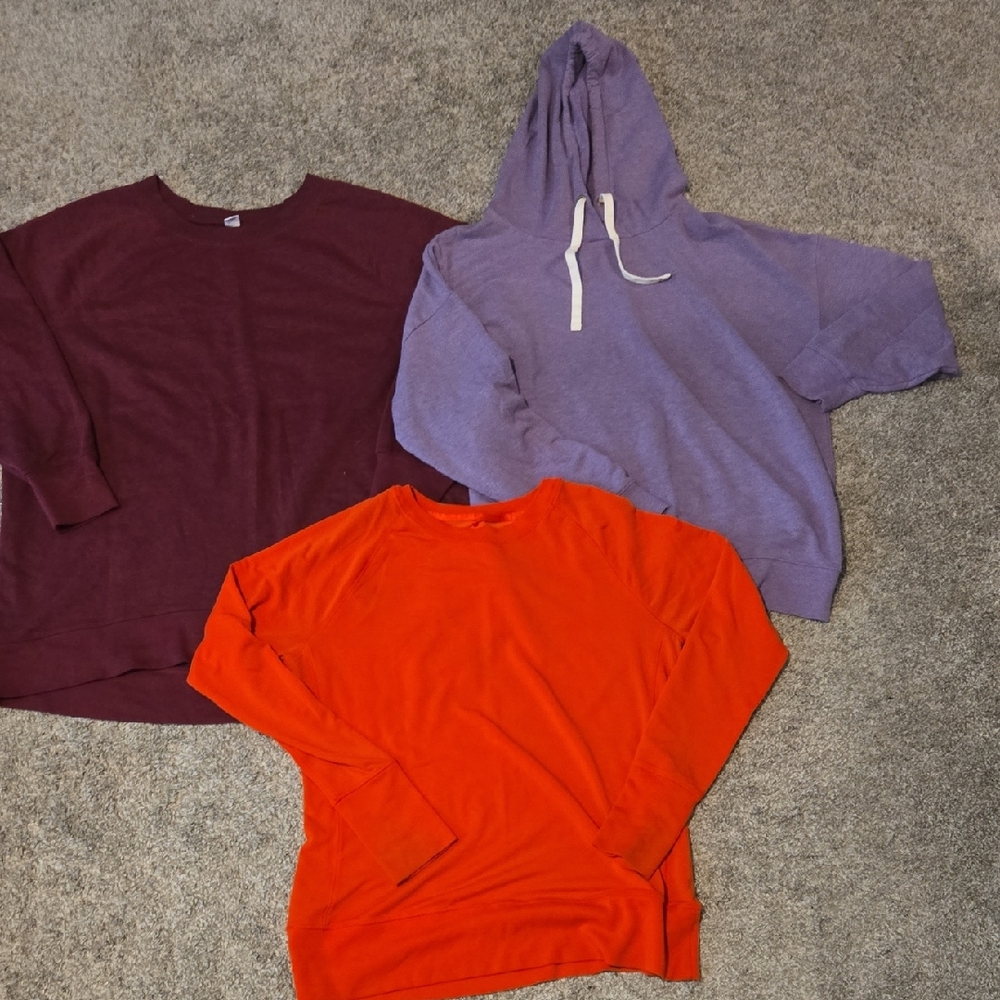 Nike Women's Tops - Red, Purple, and Maroon